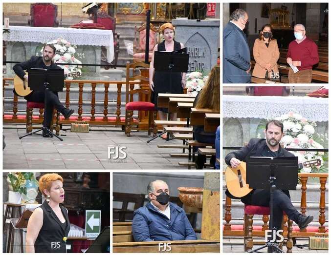 Momento del concierto de anoche en la Basílica de Telde/Francisco Javier Santana.